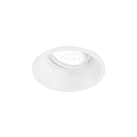 Plafonnier encastr DEEP ADJUST 1.0 - LED pivotant  la cardan, avec ressorts  pince IP20, mat, blanc trafic gradable