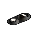 Downlight DEEP 2.0 2-Lampadine IP20, nero dimmerabile