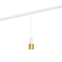 Lampada a sospensione monofase ODREY ON TRACK 1.1 incluso adattatore monofase GU10 IP20, oro, bianco opaco