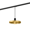 Luminaire � suspension monophas� ODREY ON TRACK 1.2 adaptateur monophas� inclus GU10 IP20, or, noir mat