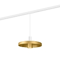 Luminaire � suspension monophas� ODREY ON TRACK 1.2 adaptateur monophas� inclus GU10 IP20, or, blanc mat