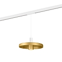 LED Schienen-Pendelleuchte ODREY ON STREX 1.2, 48V, 9,3W, IP20, 3000K, 445lm, wei�/gold
