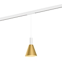 LED Schienen-Pendelleuchte ODREY ON STREX 1.4, 48V, 9,3W, IP20, 3000K, 445lm, wei�/gold