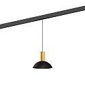 LED Schienen-Pendelleuchte ODREY ON STREX 1.7, 48V, 9,3W, IP20, 3000K, 520lm, gold/schwarz