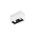 LED Deckenleuchte SIRRO 2.0, 2x 10W 3000K, CRi >95, dimmbar, dreh- und schwenkbar, wei-schwarz