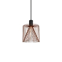 Shade WIRO 1.8 CAGE, lacquered steel, without suspension + lamp, rust