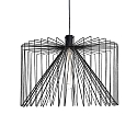 pendant luminaire WIRO 6.1 WIRO CEILING SUSP E27 IP20, black 