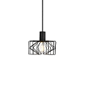 Shade WIRO 2.0 CAGE, lacquered steel, without suspension + lamp, black