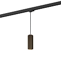 Pendant luminaire HEXO 2.0 PAR16 for 3-phase tracks, GU10 max. 12W, bronze
