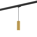 3-Phasen Pendelleuchte RAY on track 2.0 - PAR16, 20cm / 250cm, zylindrisch, GU10 max. 12W, inkl. Adapter, gold