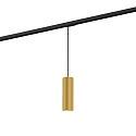 1-Phasen Pendelleuchte RAY on track 2.0 - PAR16, 20cm / 250cm, zylindrisch, GU10 max. 12W, inkl. Adapter, gold