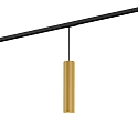1-Phasen Pendelleuchte RAY on track 3.0 - PAR16, 30cm / 250cm, zylindrisch, GU10 max. 12W, inkl. Adapter, gold
