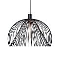 pendant luminaire WIRO 2.0 GLOBE CEILING SUSP E27 IP20, black 