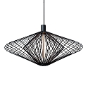 pendant luminaire WIRO 2.0 DIAMOND CEILING SUSP E27 IP20, black 
