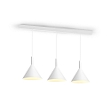 Wever & Ducr Design Pendant luminaire SHIEK 3.0,  25.2cm, E27 max. 20W, dimmable, white