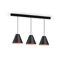 Wever & Ducr Design Pendant luminaire SHIEK 4.0,  25cm, E27 max. 20W, dimmable, black copper