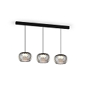 Wever & Ducr pendant luminaire WETRO 2.0 1 flame Dim-To-Warm IP20, smoky colour dimmable