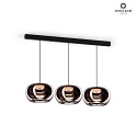 Wever & Ducré pendant luminaire WETRO 3.0 1 flame, Dim-To-Warm IP20, copper dimmable