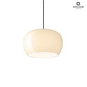 Wever & Ducré pendant luminaire WETRO 3.0 1 flame, Dim-To-Warm IP20, taupe dimmable