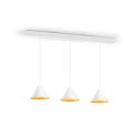 Wever & Ducré LED Design-Pendelleuchte SHIEK 1.0, Ø 17cm, 11W 1800-2850K, CRi >90, dim-to-warm, ohne Baldachin (Kabel offen), weiß-gold Wever & Ducré LED Design-Pendelleuchte SHIEK 1.0, Ø 17cm, 11W 1800-2850K, CRi >90, dim-to-warm, ohne Baldachin (Kabel offen), weiß-gold