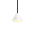 LED Design-Pendelleuchte SHIEK 1.0, Ø 17cm, 11W 1800-2850K, CRi >90, dim-to-warm, ohne Baldachin (Kabel offen), weiß