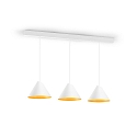 Wever & Ducr LED Design Pendant luminaire SHIEK 2.0,  25.2cm, 11W 1800-2850K, CRi >90, dimmable, white gold