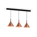  LED Design Pendant luminaire SHIEK 3.0,  25.2cm, 11W 1800-2850K, CRi >90, dimmable, copper
