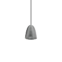 LED Pendelleuchte COZY CONE 2.0, 7W, 2700K, 510lm, IP20, alu geschliffen
