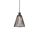 pendant luminaire WIRO 1.0 CONE CEILING SUSP E27 IP20, black 