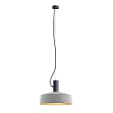 Pendant luminaire ROOMOR 1.0, E27, 600cm, deep black, with shade 3.0