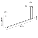 Wever & Ducré Luminaire à suspension DARF 1.0 B avec interrupteur IP20 Wever & Ducré Luminaire à suspension DARF 1.0 B avec interrupteur IP20