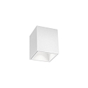 Downlight BOX MINI 1.0 angolare, versione a montaggio superficiale IP20, bianco opaco dimmerabile