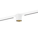 LED Schienenstrahler HEXO ON STREX 1.0, 25�, 48V, 7W, 2700K, 440lm, IP20, Schiene wei� / Leuchte wei�/gold