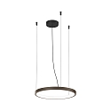 Luci a sospesione KUJO 1.0 1 elemento, forma dell'anello IP20, bronzo dimmerabile