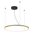 Luci a sospesione KUJO 3.0 1 elemento, forma dell'anello IP20, champagne dimmerabile