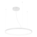 Luci a sospesione KUJO 3.0 1 elemento, forma dell'anello IP20, bianco opaco dimmerabile
