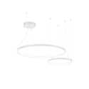 Luci a sospesione KUJO 3.1 2 elemento, forma dell'anello IP20, bianco opaco dimmerabile