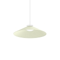 LED Pendelleuchte CLEA 2.0,  50cm, CRi >90, dimmbar, Opalglas / Aluminium, offenes Kabelende, 15W 2700K, Feel Jade