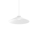 Luci a sospesione CLEA 2.0 -  50CM rotondo, diretto / indiretto IP20, bianco opaco dimmerabile