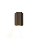 Wall luminaire HEXO MINI 1.0 PAR16, GU10 max. 12W, bronze