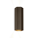 Wall luminaire HEXO MINI 2.0 PAR16, 2x GU10 max. 12W, bronze