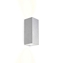 LED Wandleuchte TRAIN 2.0, 2-seitig, 8W 3000K 510lm 36°, CRi >90, dimmbar, aluminium gebürstet