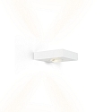 LED Wall luminaire LEENS 2.0, 2-sided, 2x 4W 3000K, CRi >90, dimmable, white