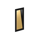 wall recessed luminaire THEMIS WALL REC 1.7 IP20, gold, black matt dimmable