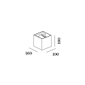 LED Wandleuchte BOX 2.0, Up&Down, 6W 1800-2850K 2x200lm, dimmbar, schwarz