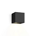 wall luminaire BOX WALL SURF 1.0 IP20, black matt dimmable