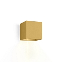 wall luminaire BOX WALL SURF 1.0 IP20, gold dimmable