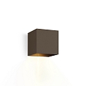LED Wandleuchte BOX 1.0, Up or Down, 6W 1800-2850K 400lm, dimmbar, bronze