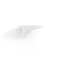 LED Wall luminaire SCAVA 1.0, Ø 20cm, 25W 3000K, CRi >90, dimmable, white