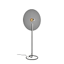 Floor lamp MIRRO FLOOR 3.0, mirror  75cm, E27 (excl.), with cord dimmer, black chrome